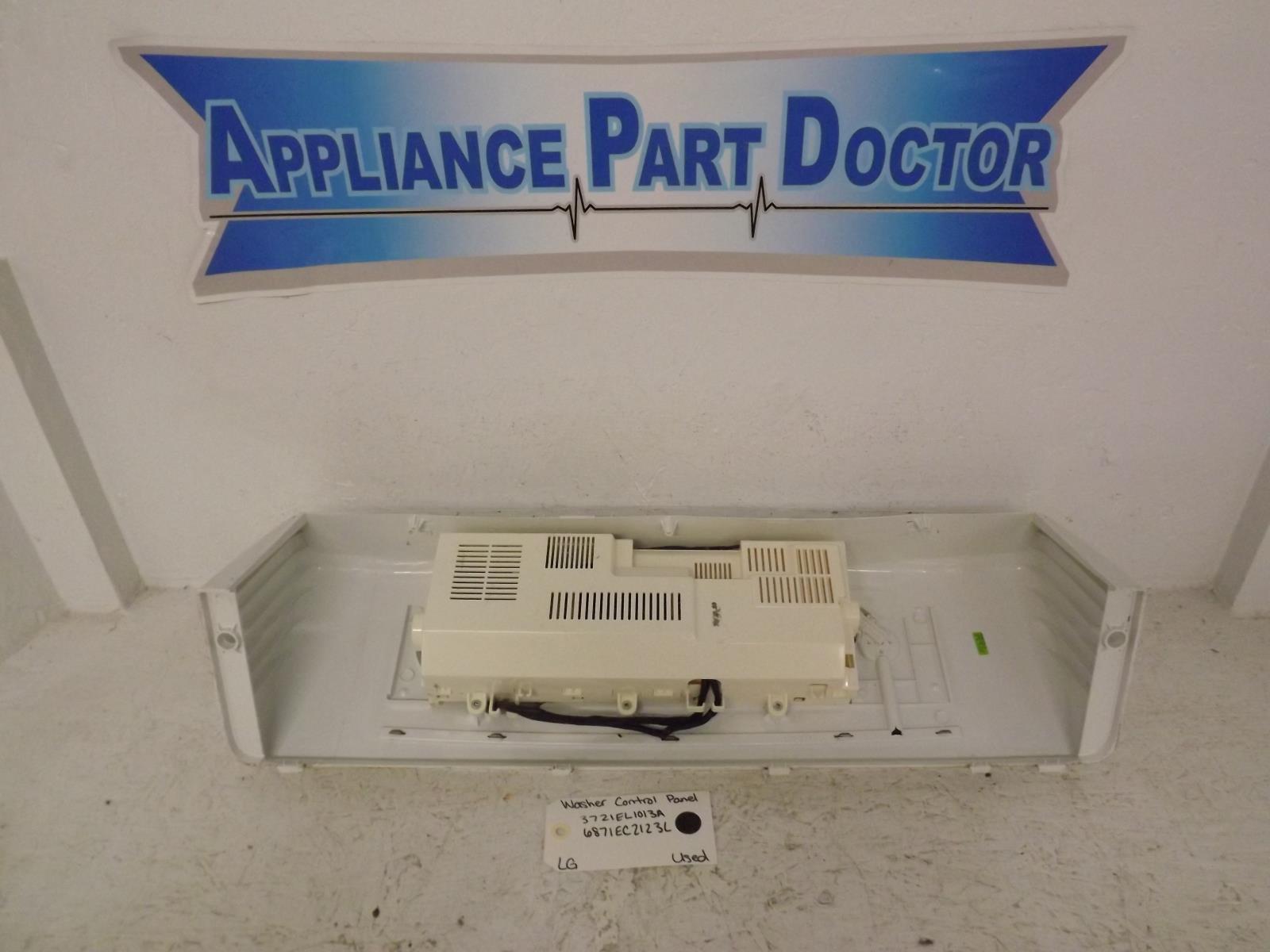 LG Washer 3721EL1013A 6871EC2123L Control Panel Used LG Washer 3721EL1013A 6871EC2123L Control Panel Used